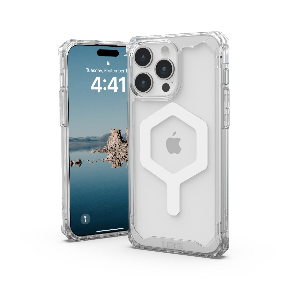 Kryt pro iPhone 15 Pro Max UAG Plyo MagSafe - bílý - iSTYLE CZ