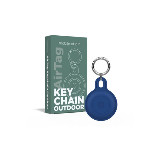 Přívěšek pro AirTag Mobile Origin Airtag Outdoor KeyChain - modrý - iSTYLE CZ
