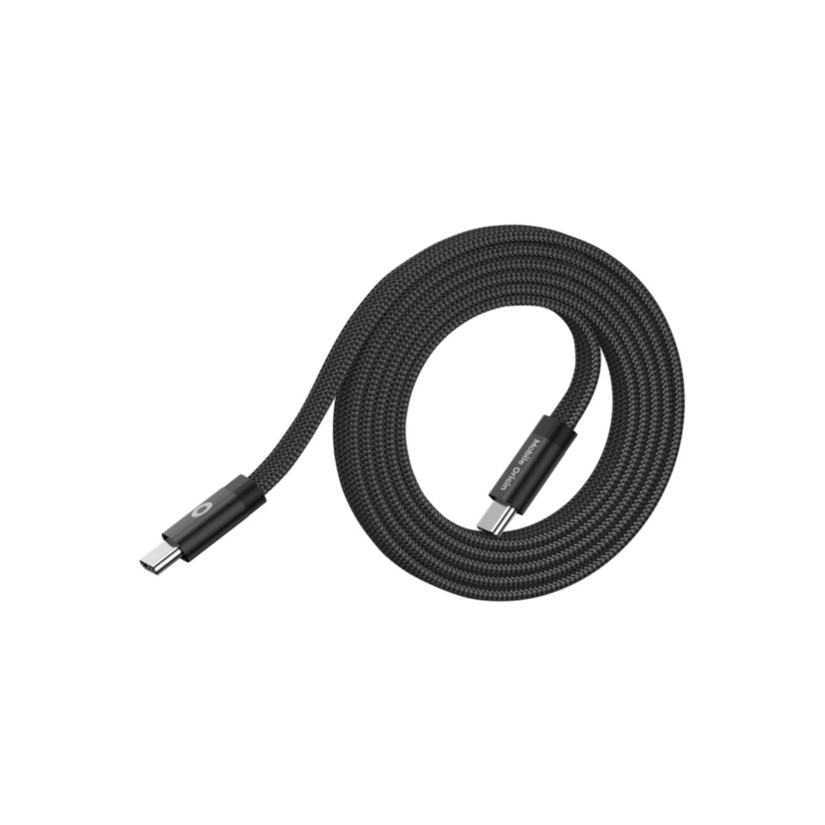 Magnetický 60W nabíjecí kabel Mobile Origin Original Flat Cable USB-C / USB-C 1m - černý - iSTYLE CZ