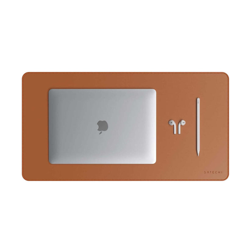 Podložka pod myš Satechi Eco Leather DeskMate - hnědá - iSTYLE CZ