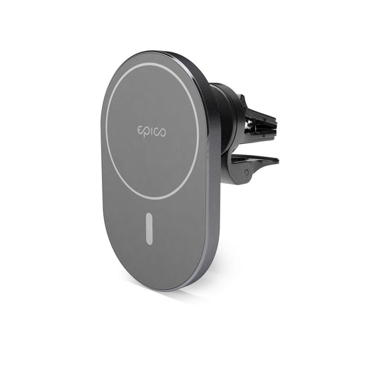 Bezdrátová autonabíječka Epico Ellipse s podporou MagSafe a s adaptérem v balení - vesmírně šedá - iSTYLE CZ