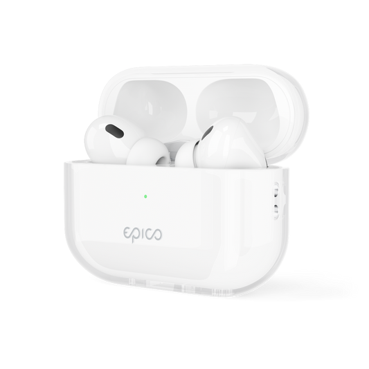 Průhledný kryt pro AirPods Pro 2. generace - bílý průhledný - iSTYLE CZ