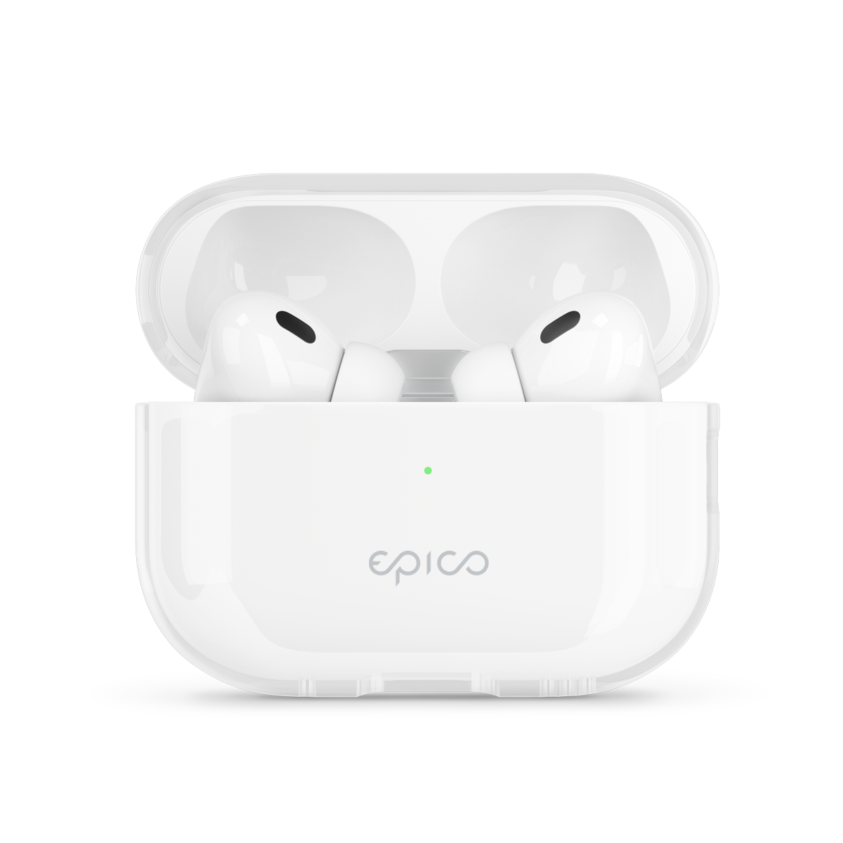Průhledný kryt pro AirPods Pro 2. generace - bílý průhledný - iSTYLE CZ