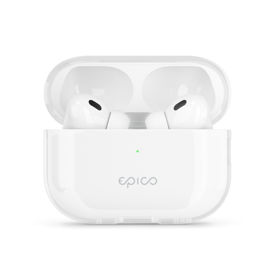 Průhledný kryt pro AirPods Pro 2. generace - bílý průhledný - iSTYLE CZ