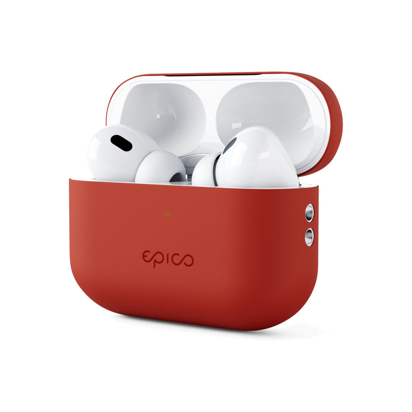 Silikonové pouzdro pro AirPods Pro 2. gen Epico - červené - iSTYLE CZ