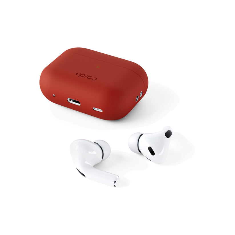 Silikonové pouzdro pro AirPods Pro 2. gen Epico - červené - iSTYLE CZ
