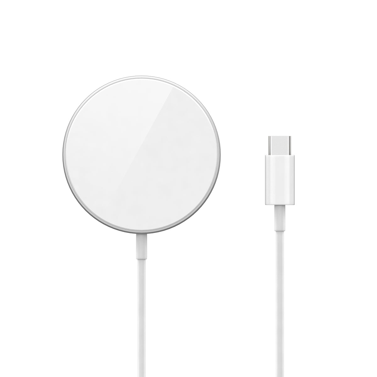 MagSafe bezdrátová nabíječka iSTYLE Fast Magnetic Wirelles Charger - stříbrná - iSTYLE CZ