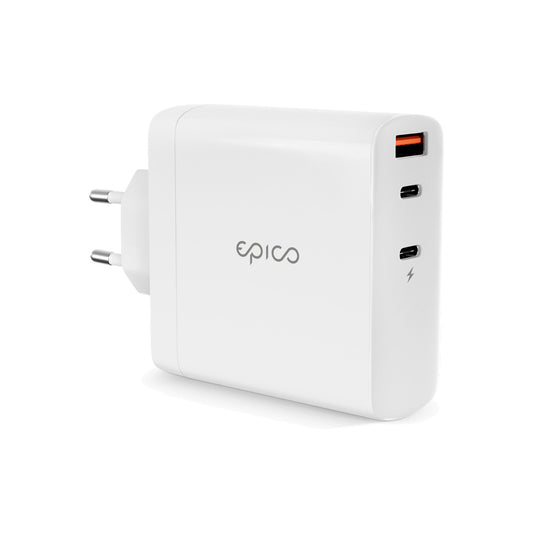 140W GaN síťová nabíječka Epico - bílá - iSTYLE CZ