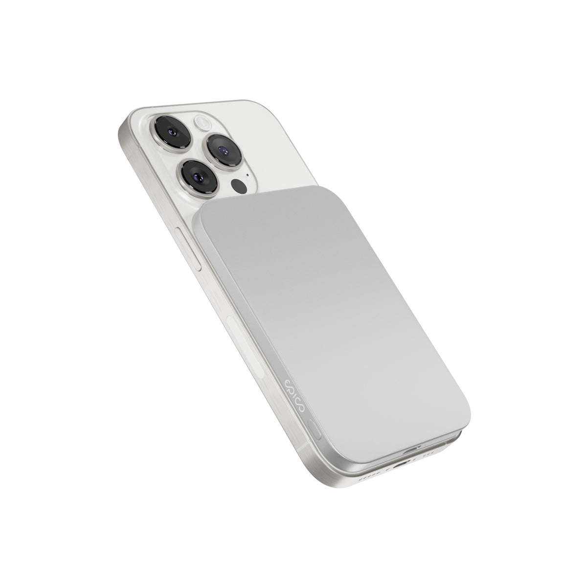 MagSafe hliníková powerbanka Epico UltraPack EM31 3000 - stříbrná - iSTYLE CZ