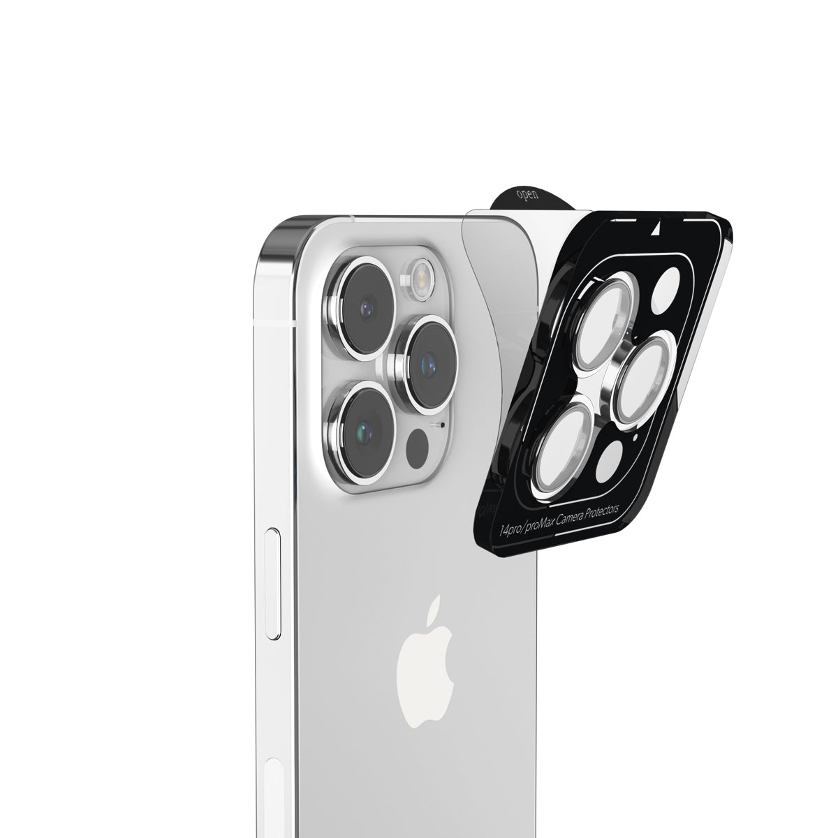 Ochrana objektivů s hliníkovými rámečky pro iPhone 16 Pro / 16 Pro Max iSTYLE - černá - iSTYLE CZ