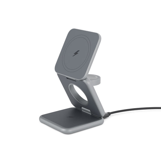MagSafe skládací bezdrátový nabíjecí stojánek iSTYLE Mag+ - vesmírně šedý - iSTYLE CZ
