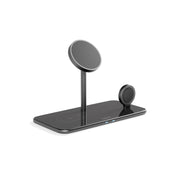 Skleněný nabíjecí stojan Epico Mag+ s MagSafe - černý - iSTYLE CZ