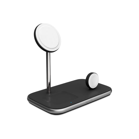Bezdrátová nabíječka 3v1 Epico Made for MagSafe s adaptérem v balení - černá - iSTYLE CZ