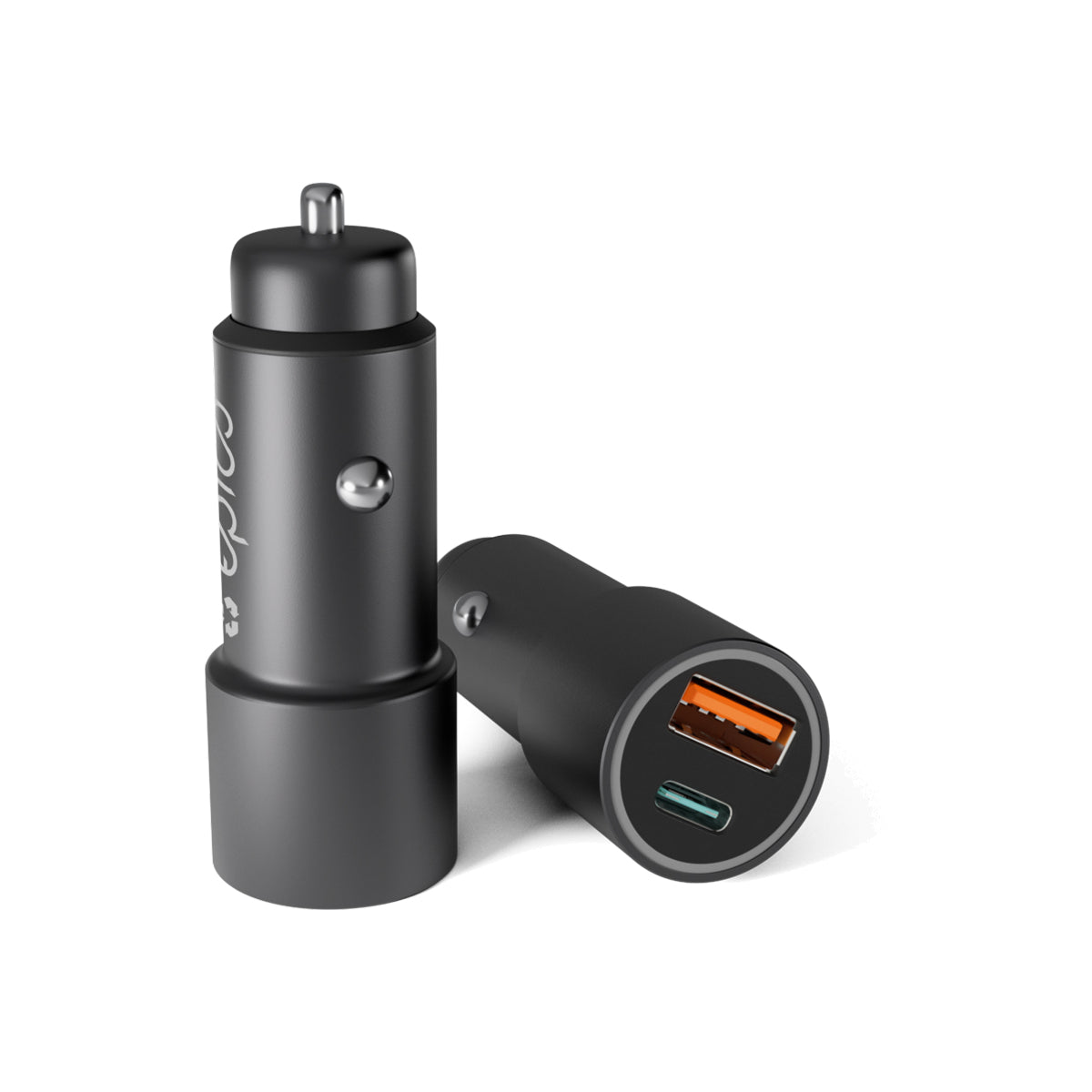 Duální autonabíječka Epico Resolve 38W - vesmírně šedá - iSTYLE CZ