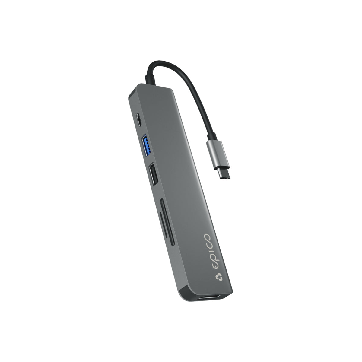 🎁 Hliníkový 6v1 8K HUB Epico Resolve - vesmírně šedý (100% off) - iSTYLE CZ