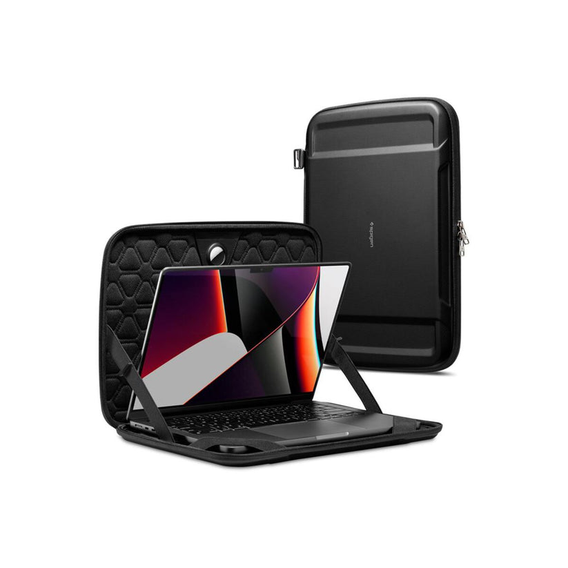 Pouzdro pro MacBook Pro 16" Spigen Rugged Armor Pro - černé - iSTYLE CZ