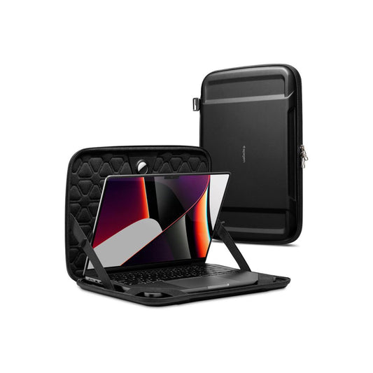 Pouzdro pro MacBook Pro 16" Spigen Rugged Armor Pro - černé - iSTYLE CZ