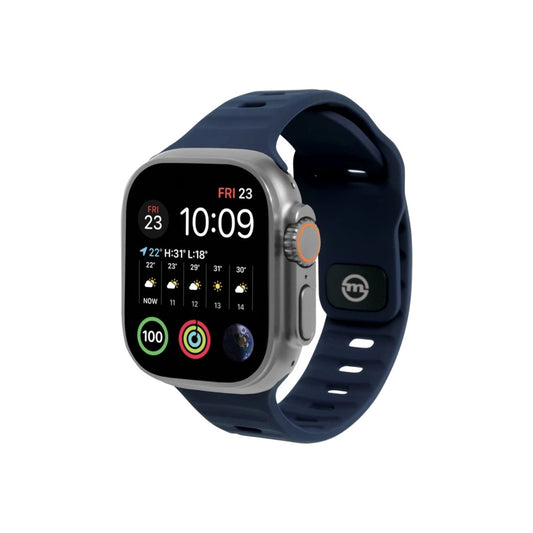 Řemínek pro Apple Watch 42/44/45/49 mm Mobile Origin Strap - tmavě modrý - iSTYLE CZ