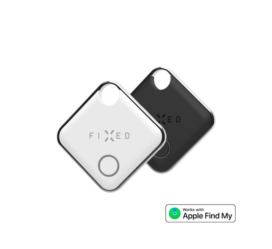 2 x Smart tracker FIXED Tag s podporou Find My - bílý a černý - iSTYLE CZ