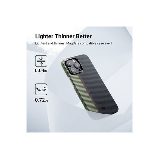 Kryt na iPhone 14 Pro Pitaka Fusion Weaving MagEZ Case 3 - vícebarevný - iSTYLE CZ