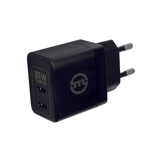 Nabíjecí 35W adaptér Mobile Origin GaN III Super Charger 2x USB-C - černý - iSTYLE CZ