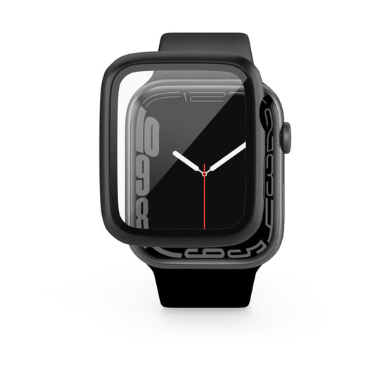 Ochranný kryt na Apple Watch 7 41 mm Epico Glass Case - černý - iSTYLE CZ