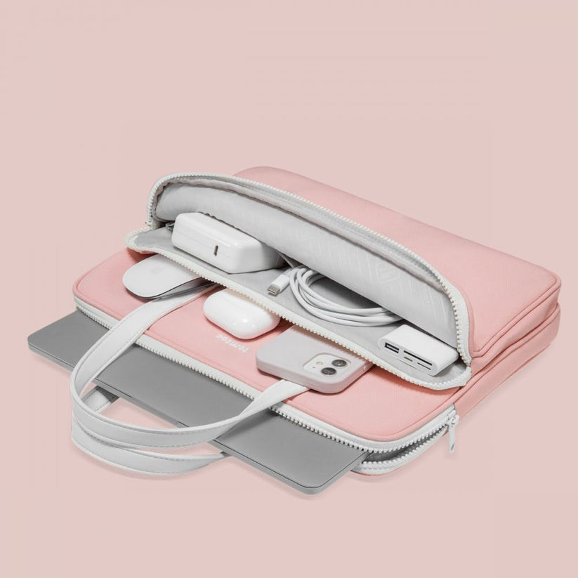Brašna pro MacBook Pro 14" tomtoc Briefcase - růžová - iSTYLE CZ