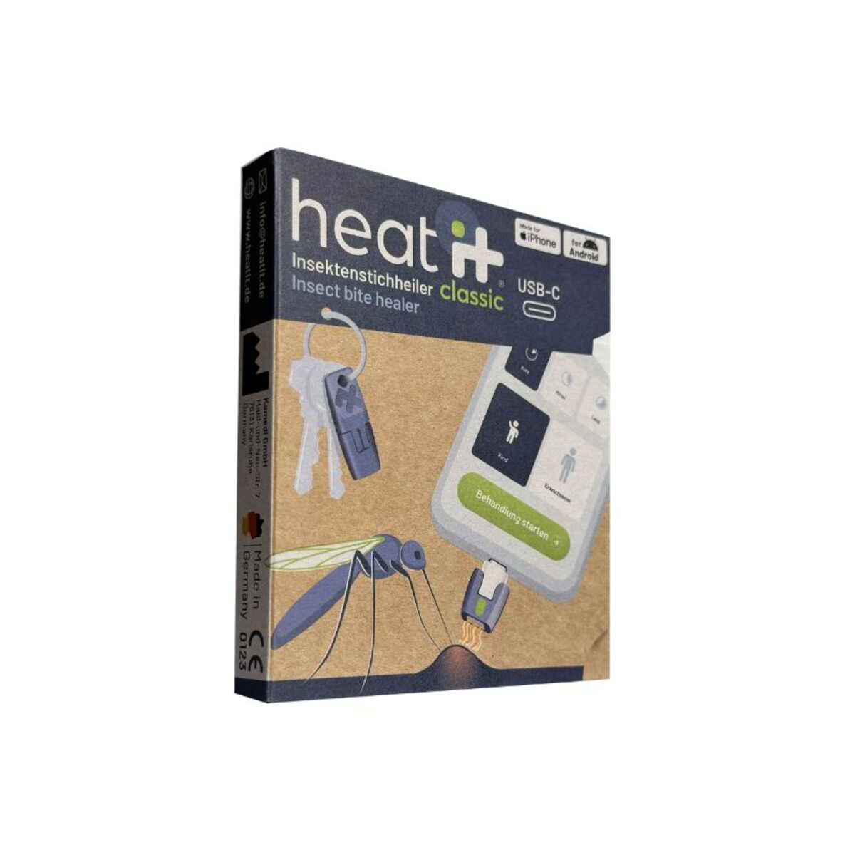 Ošetření bodnutí hmyzem pomocí smartphonu Heat it (USB-C) - iSTYLE CZ