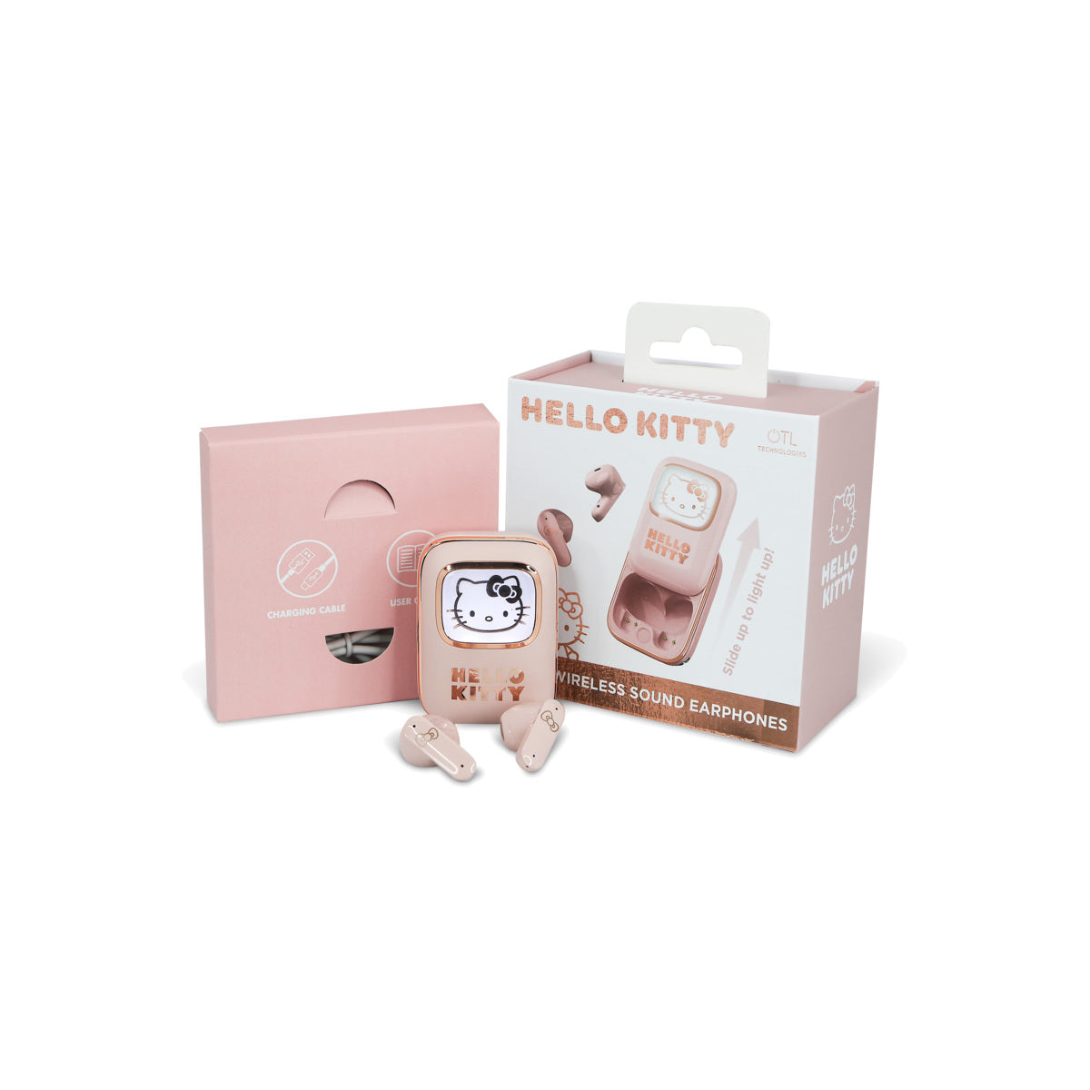 Dětská bezdrátová sluchátka OTL TWS Slide Hello Kitty - iSTYLE CZ