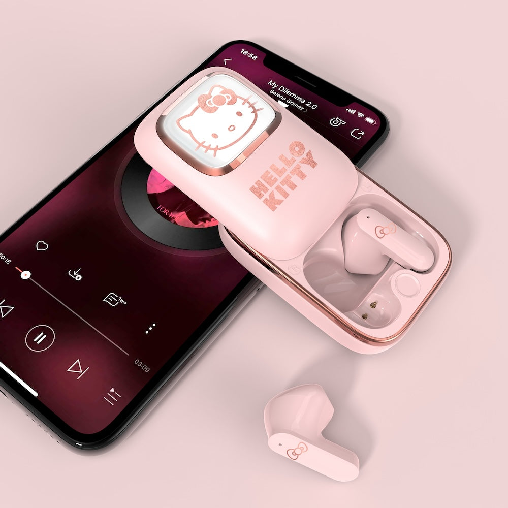 Dětská bezdrátová sluchátka OTL TWS Slide Hello Kitty - iSTYLE CZ