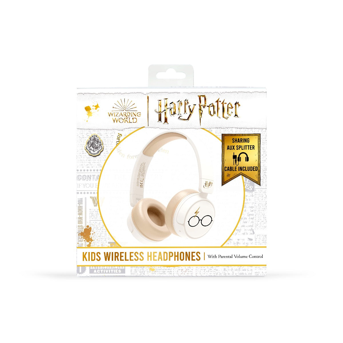 Dětská bezdrátová sluchátka OTL Harry Potter - bílá - iSTYLE CZ