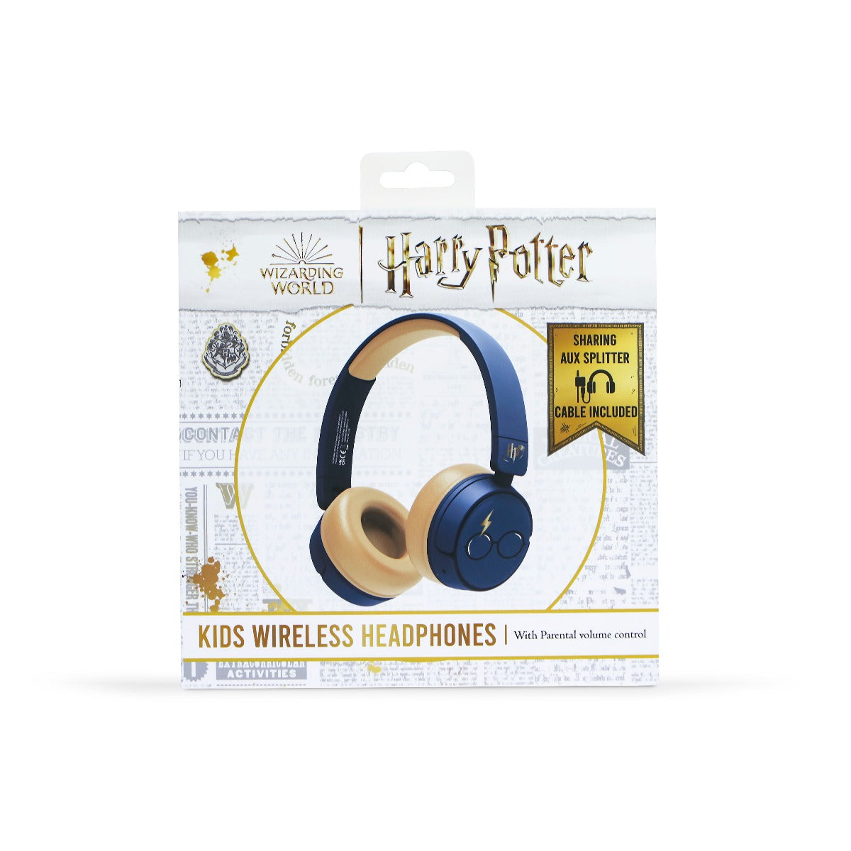 Dětská bezdrátová sluchátka OTL Harry Potter - modrá - iSTYLE CZ