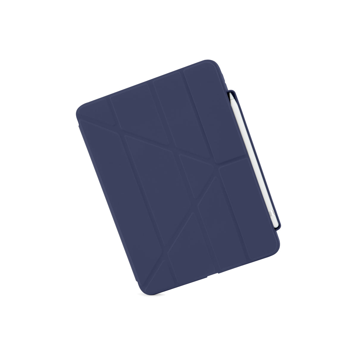 Polohovatelné pouzdro pro iPad 10. gen Pipetto Origami Pencil Case - tmavě modré - iSTYLE CZ