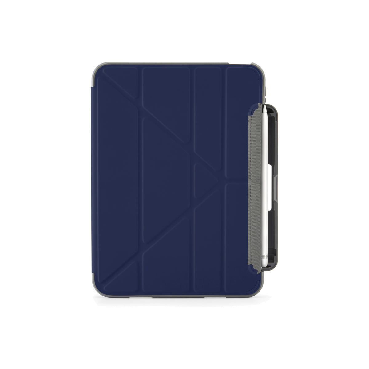 Polohovatelné pouzdro pro iPad 10. gen Pipetto Origami Pencil Shield - tmavě modré - iSTYLE CZ