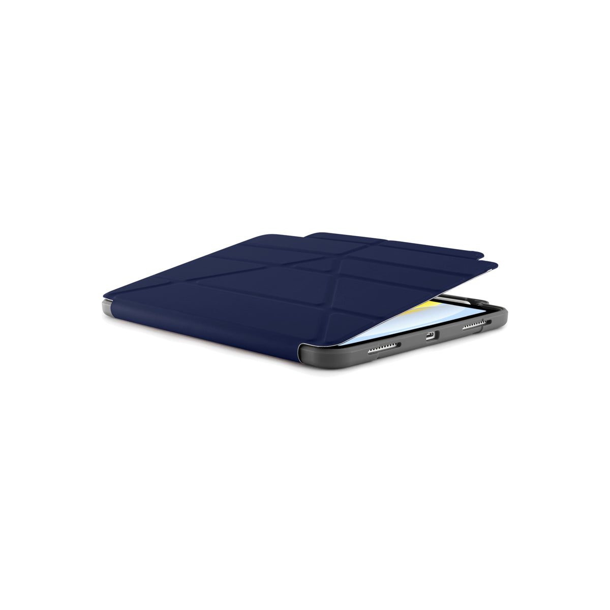 Polohovatelné pouzdro pro iPad 10. gen Pipetto Origami Pencil Shield - tmavě modré - iSTYLE CZ