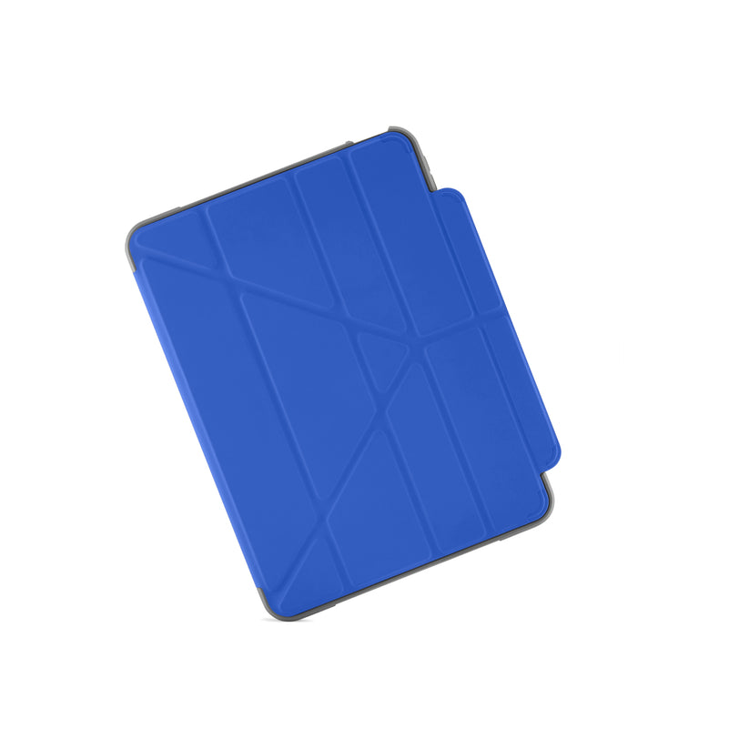 Polohovatelné pouzdro pro iPad 10. gen Pipetto Origami Pencil Shield - modré - iSTYLE CZ