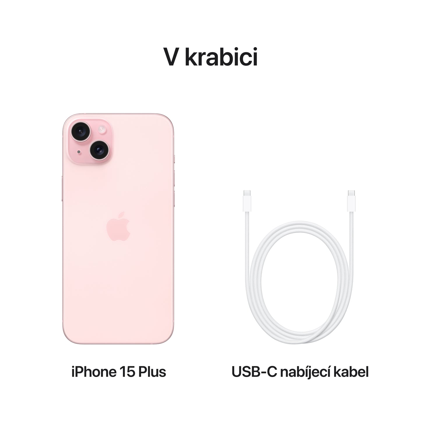 Apple iPhone 15 Plus 256GB - růžový