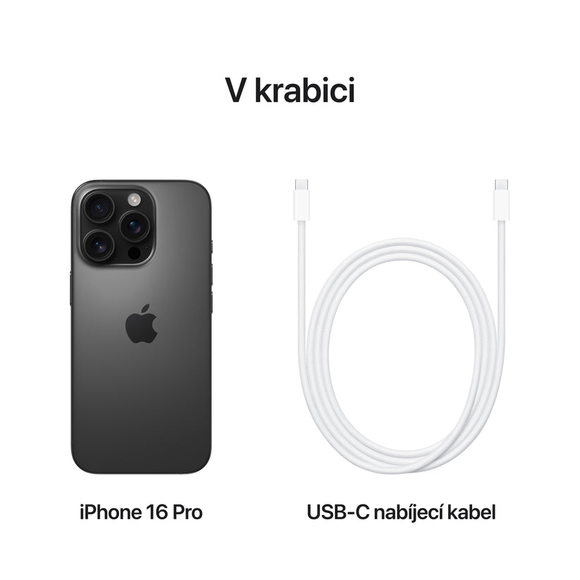 Apple iPhone 16 Pro 256GB - černě titanový (otevřený) - iSTYLE.cz