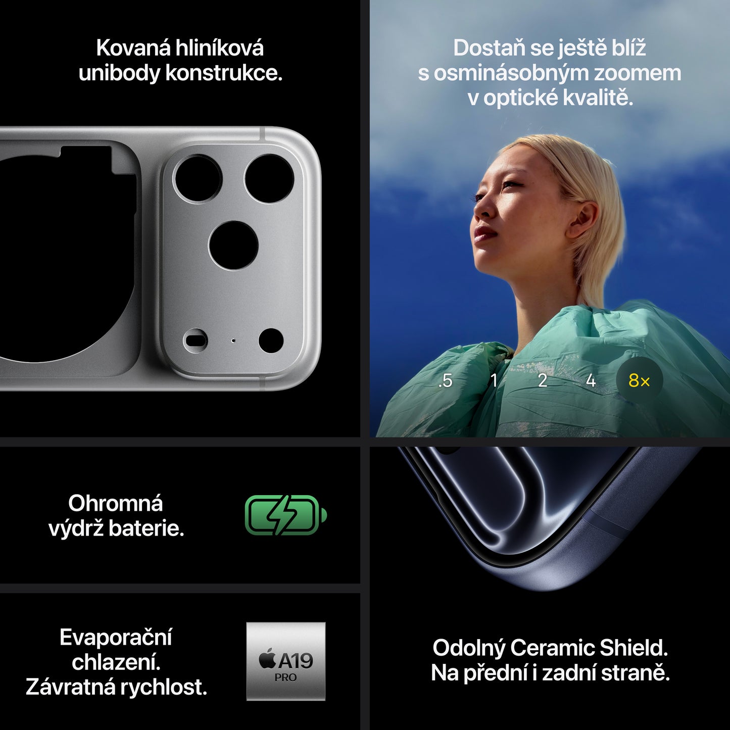 Apple iPhone 17 Pro Max 256GB - stříbrný