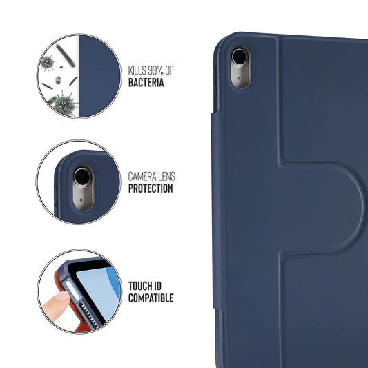 Kryt na iPad Air Pipetto Origami No5 Rotating Folio Case - tmavě modré - iSTYLE CZ