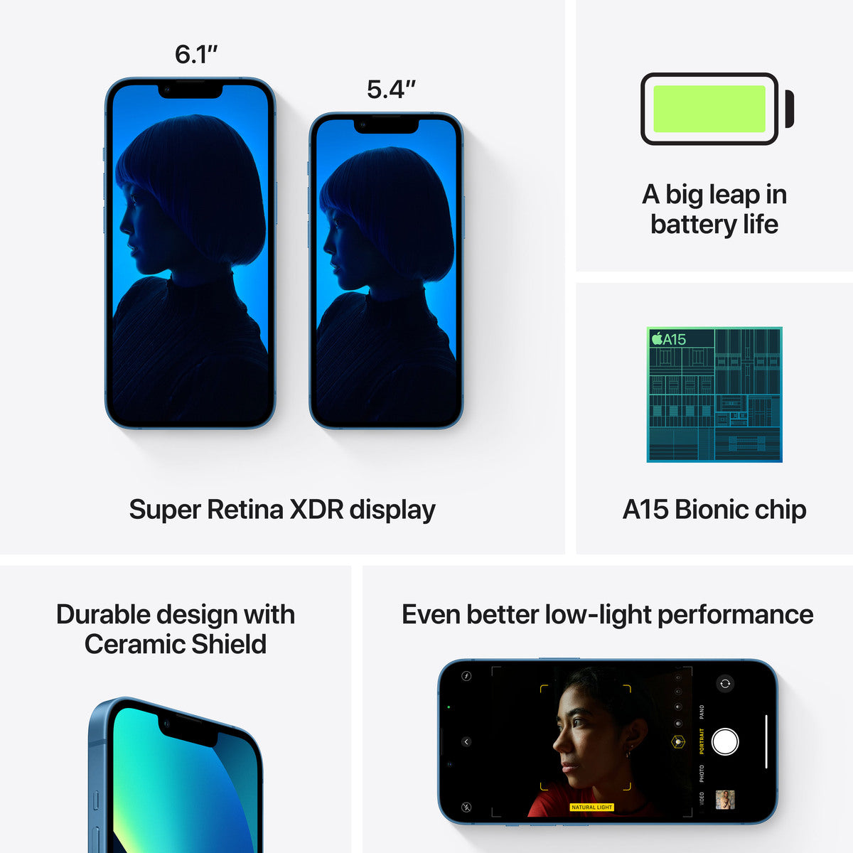 Apple iPhone 13 mini 256GB - modrý (použité, opotřebené) - iSTYLE CZ