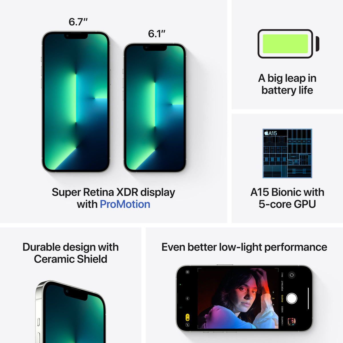 Apple iPhone 13 Pro 512GB - stříbrný (použité, lehce opotřebené) - iSTYLE CZ