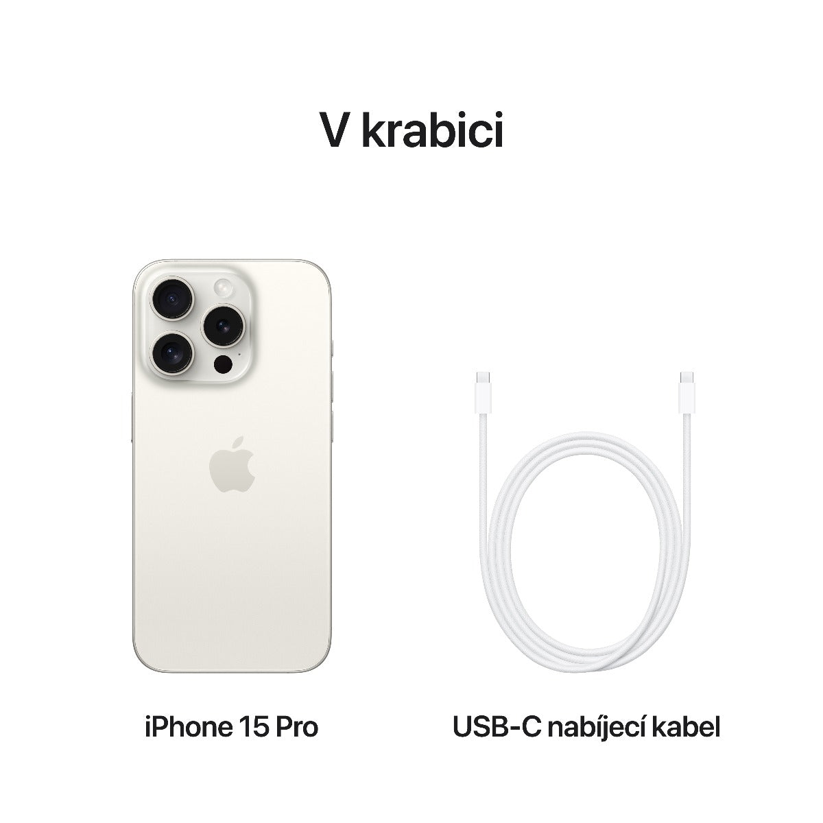Apple iPhone 15 Pro 128GB - bíle titanový (použité, lehce opotřebené) - iSTYLE CZ
