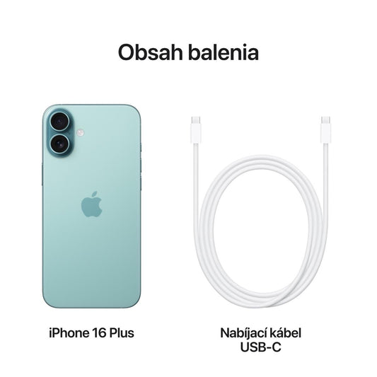 Apple iPhone 16 Plus 128GB - modrozelený (použité, stav jako nové) - iSTYLE CZ
