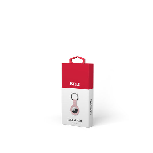 Silikonové pouzdro na AirTag iSTYLE - růžové - iSTYLE CZ