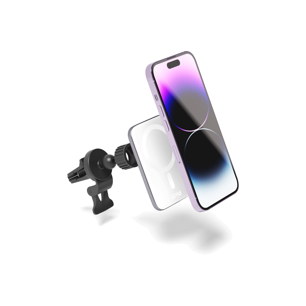 MagSafe ultratenká bezdrátová nabíječka do auta iSTYLE - stříbrná - iSTYLE CZ
