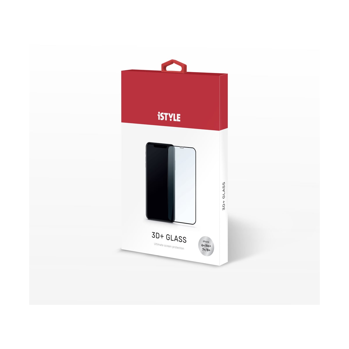 Ochranné sklo iSTYLE 3D+ GLASS iPhone 6 / 6S / 7 / 8 / SE 2 - bílé - iSTYLE CZ