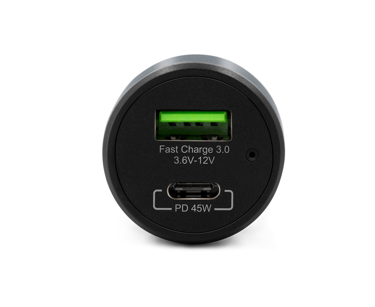 Nabíjecí adaptér do auta iSTYLE 45W PD - vesmírně černý - iSTYLE CZ