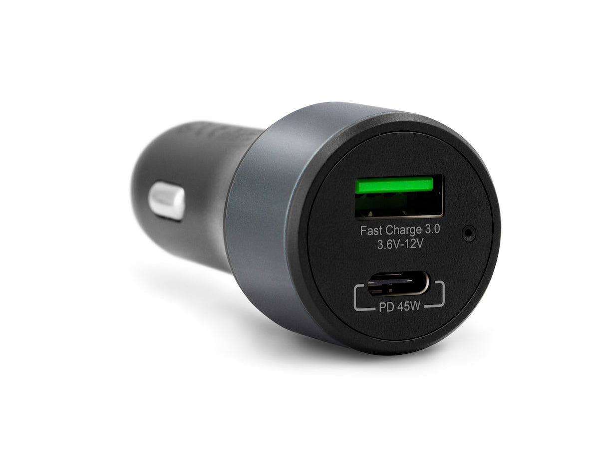 Nabíjecí adaptér do auta iSTYLE 45W PD - vesmírně černý - iSTYLE CZ