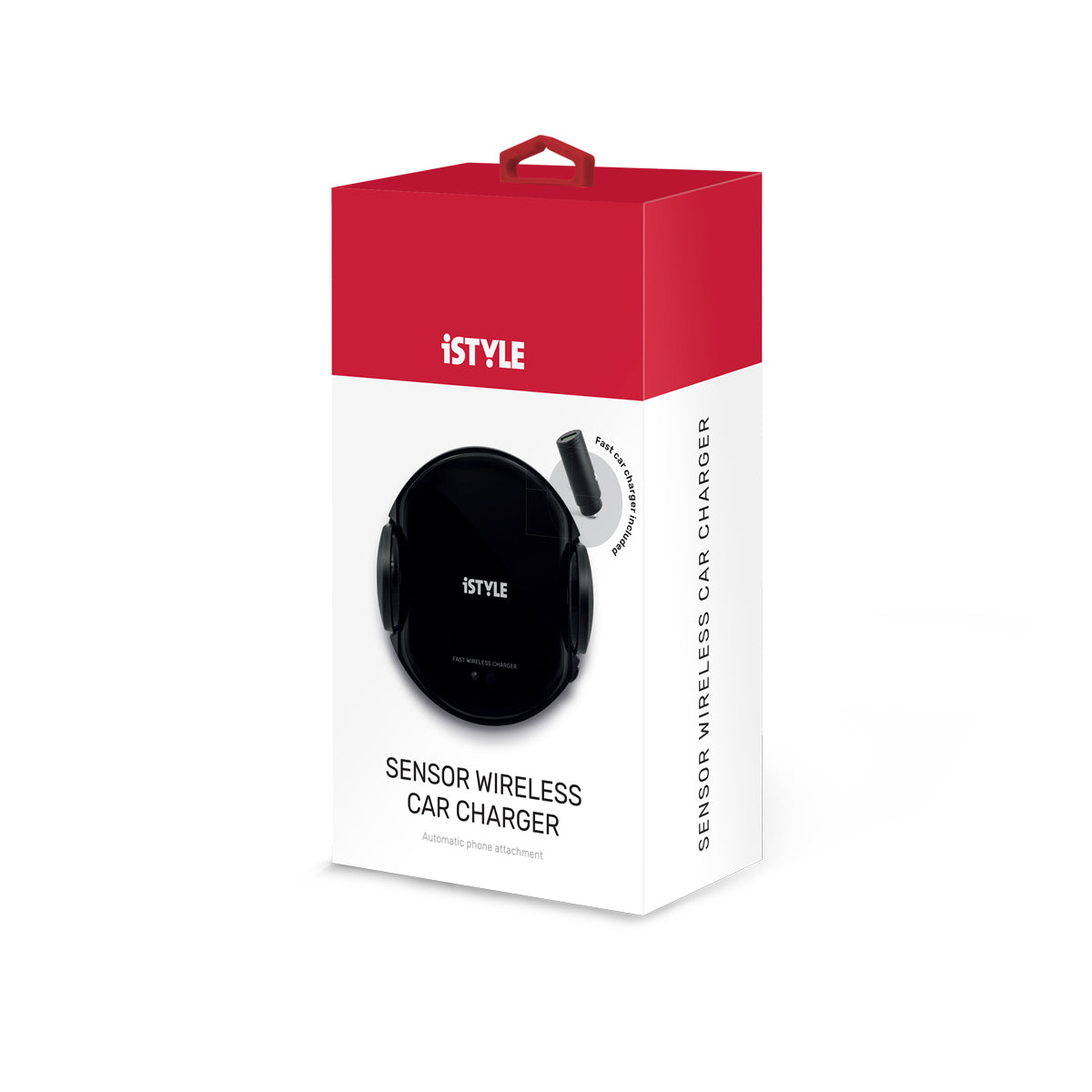 Bezdrátová nabíječka do auta iSTYLE SENSOR 15W/10W/7,5W/5W + adaptér - iSTYLE CZ